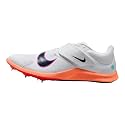 Zoom Elite Long Jump Shoes (Unisex - White/Black-Laser Orange-Hyper Pink) by Nike