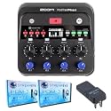 Zoom PodTrak P4next Audio Interface with BTA-2 Bluetooth Adapter and 2x StreamEye PDM-3 Podcast Equipment Bundle