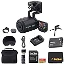 Zoom Q8n-4K Ultra HD Handy Video Recorder Bundle with 128GB microSDXC Card, Table Tripod Hand Grip, SLR Gadget Bag, USB Card Reader, Rechargeable Battery, Charger, and Microfiber Cleaning Cloth