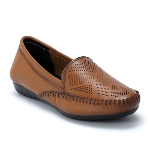 Zoom Shoes Genuine Burnished Leather Brogue Bellies