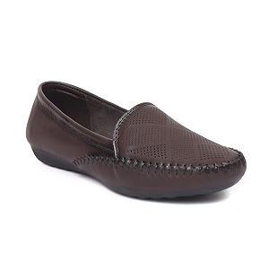 Zoom Shoes Genuine Burnished Leather Brogue Bellies