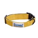 ZOOMIES Dog Collar, Premium Soft Padded Cotton with Buckle Closure, Comfortable for Large Dogs – Yellow