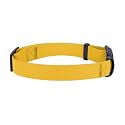 Zoomies Dogs Unisex Biothane Waterproof Collar with Quick-Release Buckle and Metal D-Ring for Outdoor Adventures and Everyday Use – Odour-Free &amp; Easy to Clean -Yellow (ZYBC000S)