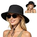 ZOORON Sun Hats for Women Men Fishing Hat UPF 50+ Wide Brim Bucket Hat
