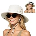 ZOORON Sun Hats for Women Men Fishing Hat UPF 50+ Wide Brim Bucket Hat