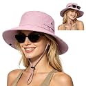 ZOORON Sun Hats for Women Men Fishing Hat UPF 50+ Wide Brim Bucket Hat