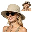 ZOORON Sun Hats for Women Men Fishing Hat UPF 50+ Wide Brim Bucket Hat
