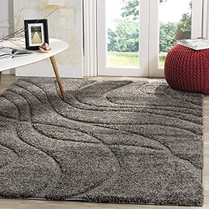super soft microfiber abstract kitchen designer anti slip kitchen runner rug microfiber premium runner shaggy carpet 5 x 7 feet_greygrey