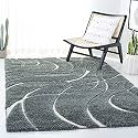 Super Soft Microfiber Abstract Kitchen Designer Anti Slip Kitchen Runner Rug Microfiber Premium Runner Shaggy Carpet (12 X 15 Feet_Sage/Ivory)