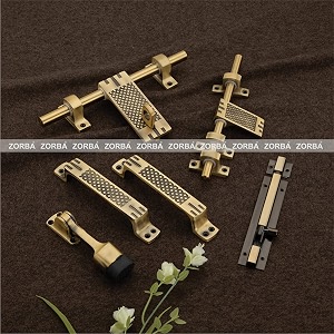 zorba door fittings kit door accessories kit door kit set 1 aldrop 1 latch 2 handles 1 tower bolt and 1 door stopper finish  antique brass aluminium door handle net antique