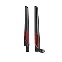 ZORBES® 2PCS 2.4GHz 5GHz 5.8GHz Wireless Dual Band WiFi Antenna with RP-SMA Male Connector for PCI-E, WiFi Network, USB Card, Camera, Router, Hotspot