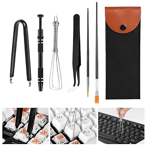 zorbes 6 pieces keycap puller and switch tool kit keyboard lube