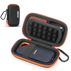 zorbes ssd pouch 2 pack compatible with sandisk sdssde61 sdssde60