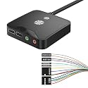 ZORBES PC Power Button, Desktop CPU Switch, 2 USB, 3.5mm Audio, 1.6M