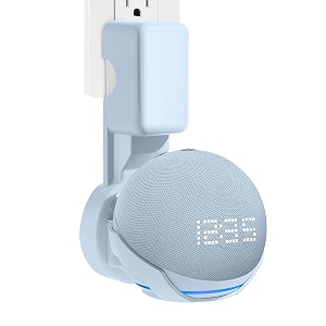 zorbes alexa wall mount stand with cable slot compatible with echo dot 45