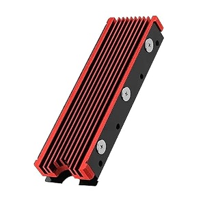 zorbes m2 ssd heatsink aluminum heatsink with thermal silicone pad for pc  ps5 nvme or sata ssd black