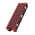 ZORBES® M.2 SSD Heatsink, Aluminum Heatsink with Thermal Silicone Pad for PC / PS5 NVMe or SATA SSD, Black