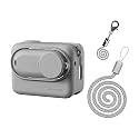 ZORBES® Silicone Protective Case Cover for Insta360 GO 3 with Separate Camera Lens Cover,Anti-Scratch Protective Silicone for Insta360 GO 3 Action Camera with Lanyard