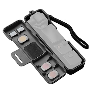 zorbes waterproof case osmo pocket 3 creator combo 3 filter 2 card slots