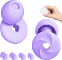 Zorbes Ultra Soft Silicone Loop Ear Plugs for Noise Reduction and Comfort Fit Ear Muff
