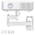 ZORBES Projector Wall Mount Stand, Swivel 360° Up to 6.6 lbs, 1/4 Thread