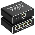 ZORBES USB C Ethernet Hub 4-in-1 1000Mbps RJ45 LAN Adapter
