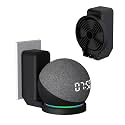 ZORBES® Wall Mount for Alexa Echo Dot 4th Generation, Space-Saving Solution Wall Holder with Cord Management for Your Smart Home Speakers, Alexa Echo Dot Accessories (Holder Only, Black)