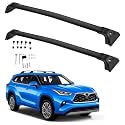 Zorik Locking Roof Rack Cross Bars for Toyota Highlander 2020-2024 L/LE (No Side Rails), 260 lbs Capacity, No-Drill Installation for Cargo and Sports Gear