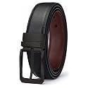ZORO Men39s Vegan Leather Reversible Black and