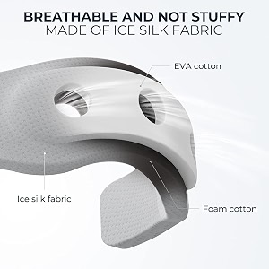 neck brace cervical collar - neck pain relief and neck support brace for sleeping soft foam wraps keep vertebrae stable and aligned for relief of cervical spine pressure for women amp men