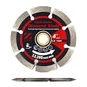 ZORUNNA 4" Diamond Crack Chaser Blade for Concrete, 1/4" Wide, 7/8" Arbor