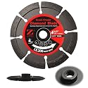 ZORUNNA 4.5" Crack Chaser Blade for Concrete, 0.375" Width, 5/8"-11 Arbor