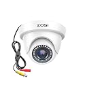 ZOSI 2.0MP HD 1080P 1920TVL Hybrid 4-in-1 CCTV Dome Security Camera, White