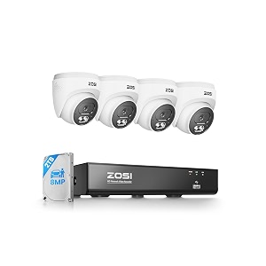 ZOSI C220 8CH 4K PoE Security Camera