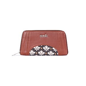ZOUK Arika Zipper Wallet for Women