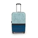 ZOUK Medium Trolley Bag, Hardside Polycarbonate Medium (57 Cm) Suitcase with 360 Spinner Wheels and Combination Lock Travelling Luggage for Men &amp; Women