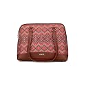 ZOUK Carry All Work Bag | Jute | Vegan Leather Handcrafted Women's Shoulder Bag with Double Handles