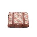 ZOUK Carry All Work Bag | Jute | Vegan Leather Handcrafted Women's Shoulder Bag with Double Handles