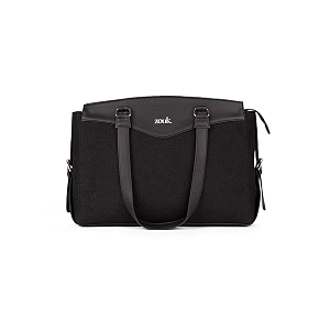 zouk jute vegan leather women39s work bag with double handles strap