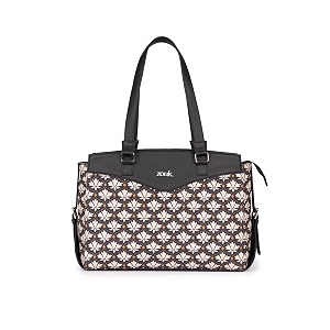zouk jute vegan leather women39s work bag with double handles strap