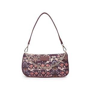 zouk baguette bag  crossbody bags for women  women39s handbags  stylish sling bag for woman  vegan leather evening bag  travel amp office use  purse and wallet  kashmir blooms print