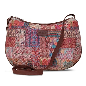zouk women39s vegan handcrafted kutch gamthi structured shoulder bag