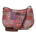 ZOUK Women's Vegan Handcrafted Kutch Gamthi Structured Shoulder Bag