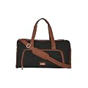 Zouk Weekender Duffle Bag | Perfect 3 Day Trip Duffle for 10 Clothes | Lightweight Foldable Cabin Bag for Men | Full Access Opening, Shoe Pocket &amp; Trolley Sleeve | Bristel