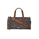 Zouk Weekender Duffle Bag | Perfect 3 Day Trip Duffle for 10 Clothes | Lightweight Foldable Cabin Bag for Men &amp; Women | Full Access Opening, Shoe Pocket &amp; Trolley Sleeve | TajGuldasta