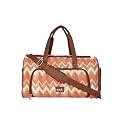 Zouk Weekender Duffle Bag | Perfect 3 Day Trip Duffle for 10 Clothes | Lightweight Foldable Cabin Bag for Men & Women | Full Access Opening, Shoe Pocket & Trolley Sleeve | TidalWave