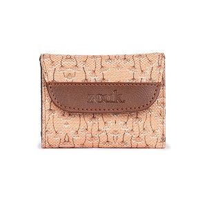 zouk women39s jute handcrafted vegan leather multicolor trendy trifold wallet for girls college women