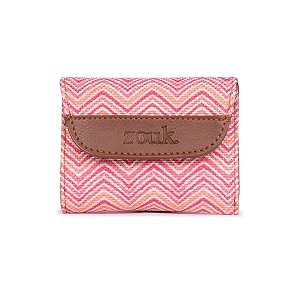 zouk women39s jute handcrafted vegan leather multicolor trendy trifold wallet for girls college women
