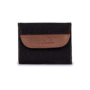 zouk women39s jute handcrafted vegan leather multicolor trendy trifold wallet for girls college women