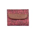 ZOUK Women's Jute Handcrafted Vegan Leather Multicolor Trendy Trifold Wallet for Girls College Women